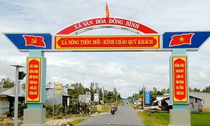 Đông Bình về đích xây dựng nông thôn mới