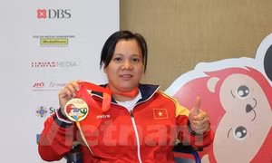 ASEAN Para Games 8: Cử tạ Việt Nam vượt chỉ tiêu huy chương vàng