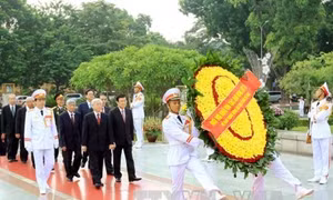 Lãnh đạo Đảng, Nhà nước viếng Chủ tịch Hồ Chí Minh