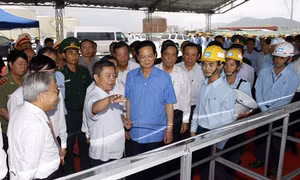 Thủ tướng Nguyễn Tấn Dũng dự lễ khánh thành Nhà máy Nhiệt điện Vũng Áng 1