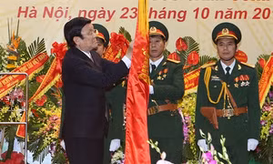 Chủ tịch nước Trương Tấn Sang dự Lễ kỷ niệm 70 năm Ngày Truyền thống lực lượng Tình báo Quốc phòng Việt Nam