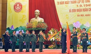 Chủ tịch nước Trương Tấn Sang dự lễ kỷ niệm 70 năm thành lập Bộ Tổng Tham mưu Quân đội nhân dân Việt Nam