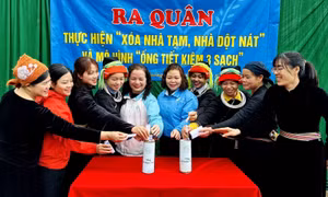 'Ống tiết kiệm 3 sạch' gom góp nhỏ hiệu quả lớn