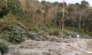 Xuất hiện băng giá ở miền núi phía Tây Nghệ An