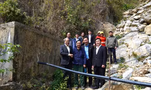 Mang nguồn nước sạch cho hàng trăm hộ dân và học sinh biên giới Hà Giang