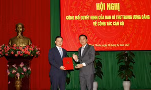 Ông Đỗ Hữu Huy giữ chức Phó Bí thư Tỉnh ủy Bình Thuận