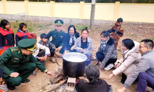 Xuân ấm biên cương
