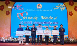 Tết sum vầy cho người lao động có hoàn cảnh khó khăn