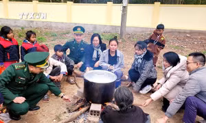 Xuân ấm biên cương