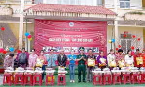 Nhiều hoạt động ý nghĩa chăm lo Tết cho người nghèo khu vực biên giới biển Sóc Trăng