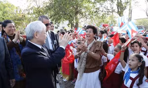 Tổng Bí thư Nguyễn Phú Trọng với dấu ấn "ngoại giao cây tre Việt Nam”