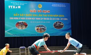 200 vận động viên tranh tài tại Giải vô địch đẩy gậy quốc gia