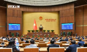 Kỳ họp thứ 8, Quốc hội khóa XV: 100% đại biểu có mặt biểu quyết thông qua Luật Phòng không nhân dân