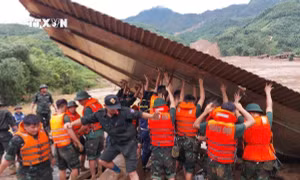 Lào Cai: Tập trung cao độ cứu nạn, khắc phục hậu quả lũ quét, sạt lở tại Làng Nủ