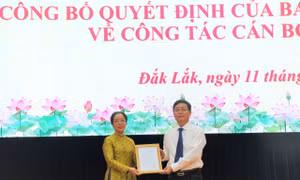 Đồng chí Huỳnh Thị Chiến Hòa giữ chức Phó Bí thư Tỉnh ủy Đắk Lắk