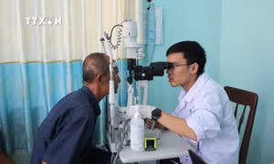 Khám bệnh, cấp phát thuốc miễn phí cho hơn 500 người dân Quảng Ngãi