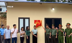 Các hộ dân bị thiệt hại do lũ quét ở Mường Pồn (Điện Biên) đã có nhà mới