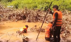 Tìm thấy thi thể người phụ nữ bị cuốn trôi dưới suối ở Bình Phước