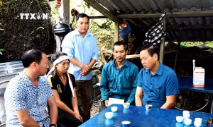 Hỗ trợ gia đình nạn nhân tử vong do mưa lũ tại Hà Giang