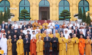 Chủ tịch nước Tô Lâm: Các tổ chức tôn giáo luôn đồng lòng vì sự phát triển chung của đất nước
