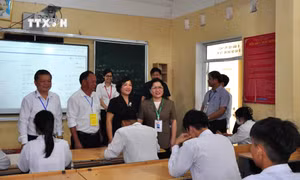 Kiểm tra công tác chuẩn bị cho kỳ thi tốt nghiệp Trung học phổ thông 2024 tại Yên Bái