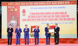 Huyện ATK Định Hóa "thần tốc" xây dựng nông thôn mới