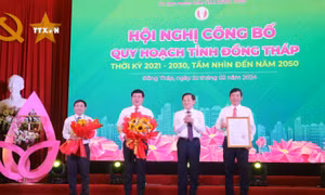 Công bố Quy hoạch tỉnh Đồng Tháp thời kỳ 2021 - 2030, tầm nhìn 2050