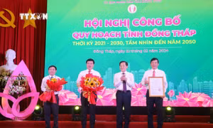 Công bố Quy hoạch tỉnh Đồng Tháp thời kỳ 2021 - 2030, tầm nhìn 2050