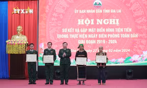 Gia Lai nâng cao vai trò, sức mạnh toàn dân để xây dựng thế trận biên phòng vững chắc