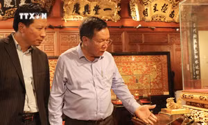 Ông Nguyễn Thế Hồng đam mê sưu tầm, bảo tồn di sản văn hóa dân tộc