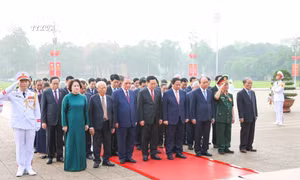 49 năm thống nhất đất nước: Lãnh đạo Đảng, Nhà nước vào Lăng viếng Chủ tịch Hồ Chí Minh