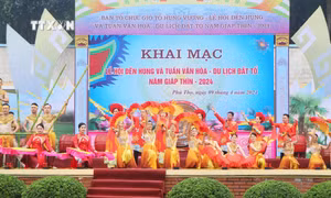 Khai mạc Lễ hội Đền Hùng và Tuần Văn hóa - Du lịch Đất Tổ