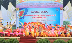 Khai mạc Lễ hội Đền Hùng và Tuần Văn hóa - Du lịch Đất Tổ