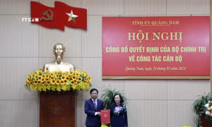 Ông Lương Nguyễn Minh Triết giữ chức Bí thư Tỉnh ủy Quảng Nam