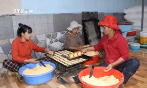 Các làng bánh truyền thống ở Quảng Ngãi hối hả sản xuất vụ Tết