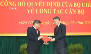 Ông Đồng Văn Thanh giữ chức Bí thư Tỉnh ủy, Chủ tịch UBND tỉnh Hậu Giang