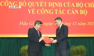 Ông Đồng Văn Thanh giữ chức Bí thư Tỉnh ủy, Chủ tịch UBND tỉnh Hậu Giang