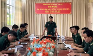 Đại úy Phạm Văn Bé Em - Người lính quân hàm xanh tiêu biểu nơi biên giới Tây Nam