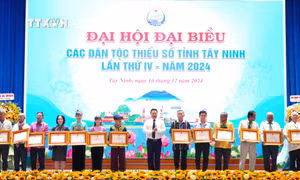 Đại hội đại biểu các dân tộc thiểu số tỉnh Tây Ninh lần thứ IV - năm 2024