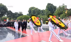 Ngày Thương binh - Liệt sỹ 27/7: Lãnh đạo Đảng, Nhà nước tưởng niệm các Anh hùng liệt sỹ và vào Lăng viếng Chủ tịch Hồ Chí Minh