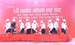 Trà Vinh đầu tư hơn 1.330 tỷ đồng xây dựng hạ tầng hồ chứa nước ngọt
