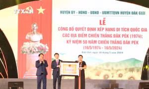 Phát huy tinh thần Chiến thắng Đăk Pék anh hùng