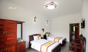 Các cơ sở lưu trú đã sẵn sàng phục vụ du khách. Ảnh: TTXVN phát