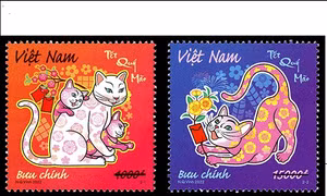 Tết Quý Mão nói chuyện hình tượng mèo trong tem bưu chính