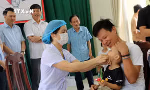 Hơn 6 triệu trẻ em được uống vitamin A đợt 1 từ 1-2/6