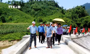 Khánh thành cầu dân sinh Làng Má phục vụ đồng bào dân tộc thiểu số