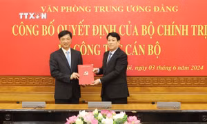 Đồng chí Nguyễn Duy Ngọc giữ chức Chánh Văn phòng Trung ương Đảng