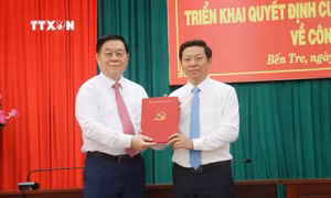 Đồng chí Trần Thanh Lâm giữ chức Phó Bí thư Tỉnh ủy Bến Tre