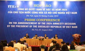 Họp báo công bố Quyết định về đặc xá năm 2024 của Chủ tịch nước