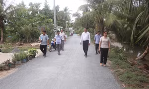 Công nhận 2 huyện của tỉnh Trà Vinh đạt chuẩn nông thôn mới nâng cao